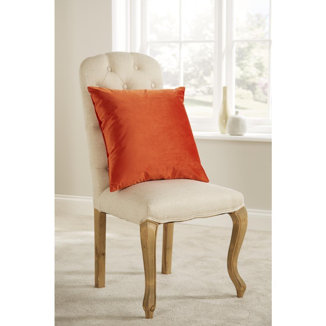 Mitre Comfort D'Arcy Unpiped Cushion Orange - HB799  - 1