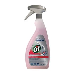 Cif Pro Formula 4-in-1 Washroom Cleaner and Disinfectant Ready To Use 750ml (6 Pack) - FT010  - 1