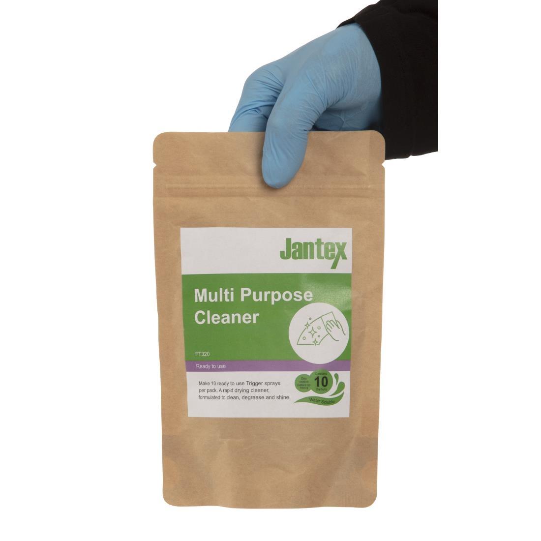 Jantex Green Multipurpose Cleaner Sachets (Pack of 10) - FT320  - 4