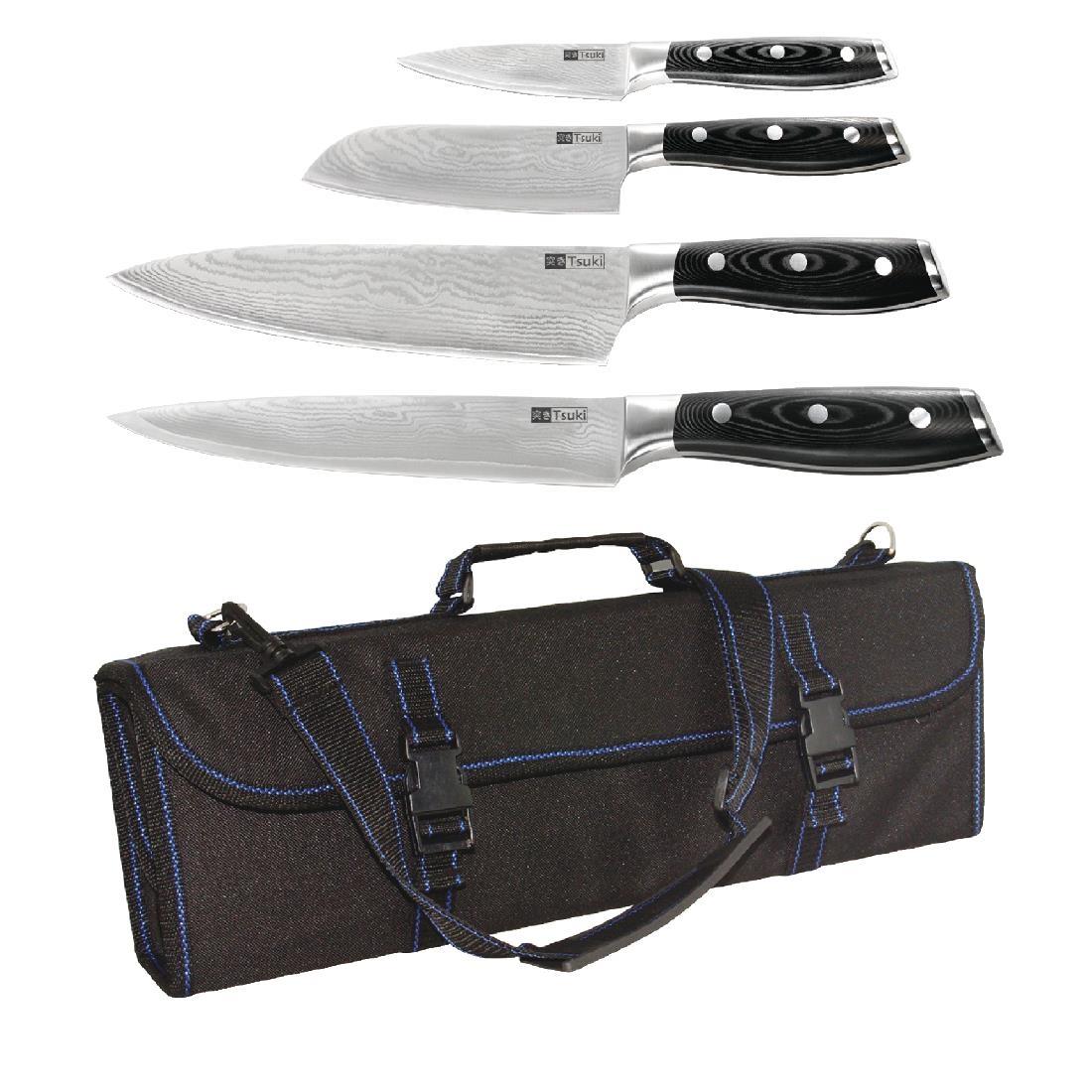 Vogue Tsuki 4 Piece Series 7 Knife Set and Case Special Offer - S704  - 1