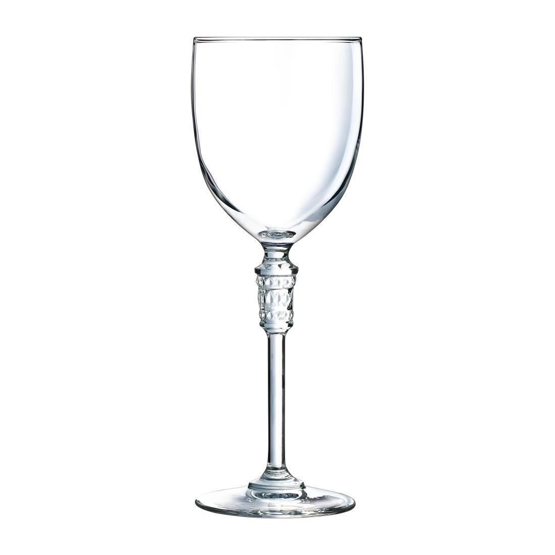 Cristal d'Arques Bracelet Wine Glasses 250ml (Pack of 12) - FC281  - 1