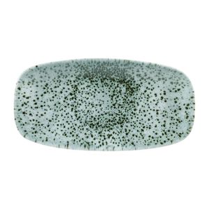 Churchill Mineral Oblong Chef Plates Green 153 x 298mm (Pack of 12) - FA508  - 1