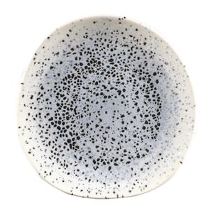 Churchill Studio Prints Mineral Blue Centre Organic Round Plates 186mm (Pack of 12) - FC128  - 1
