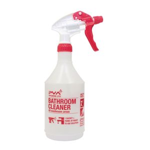 PVA Hygiene Bathroom Cleaner Trigger Spray Bottle 750ml - FE765  - 1