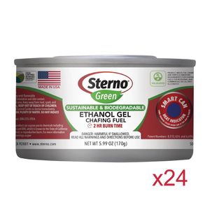 Sterno Green Ethanol Gel Chafing Fuel 2 Hour (Pack of 24)