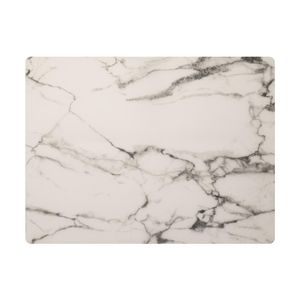 Steelite Modern Twist Silicone Placemat Grey Marble 305x406mm (Pack of 12)