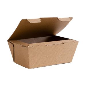 Vegware Compostable Microflute Takeaway Box 6x5 (Pack 300)