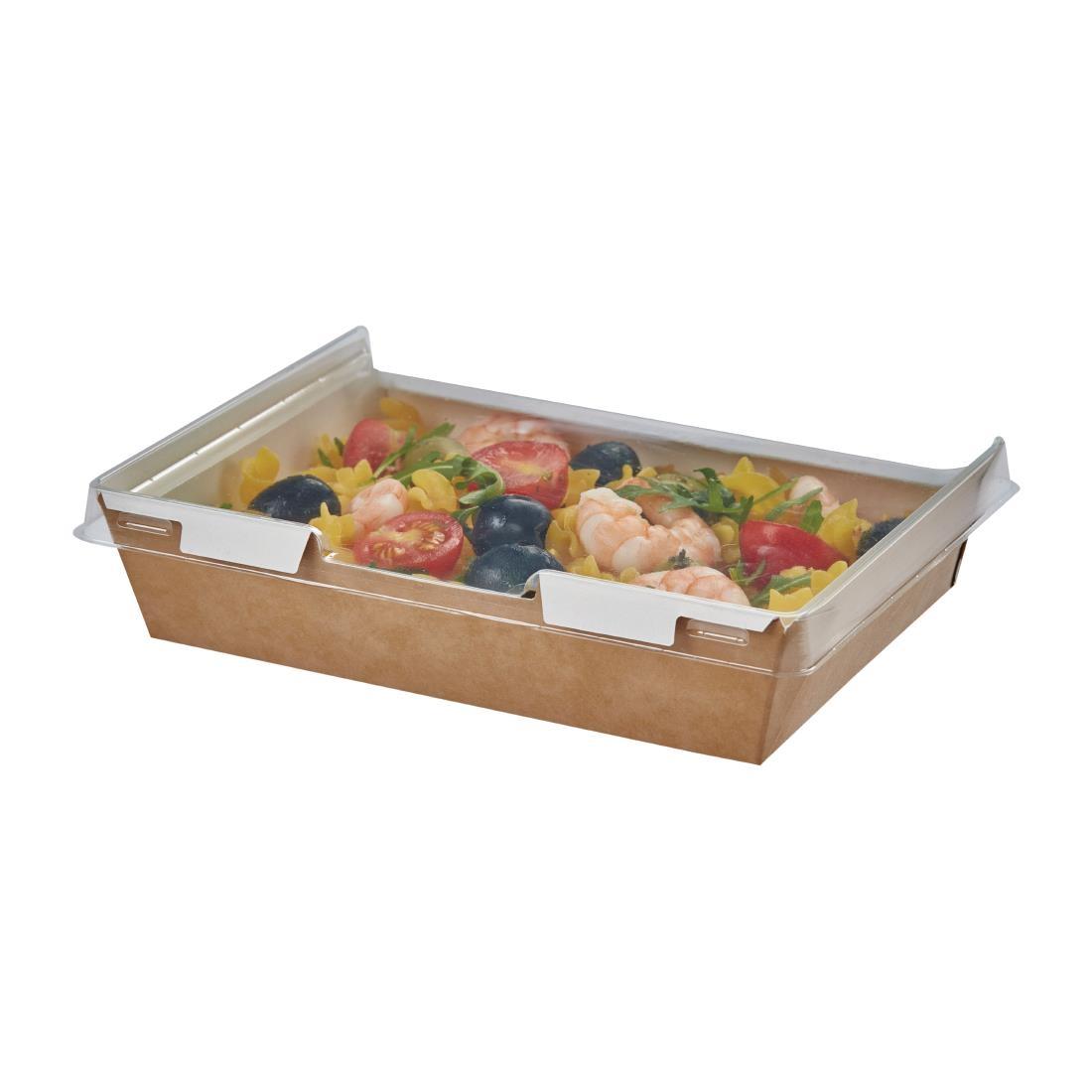 Colpac Combione Recyclable Kraft Food Trays With Lid 1110ml / 39oz (Pack of 200)