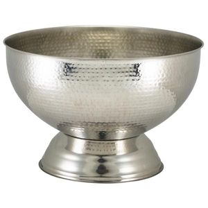 Hammered Stainless Steel Champagne Bowl 36cm - CHBWL1 - 1