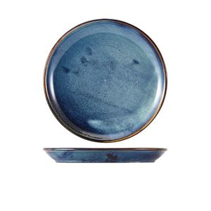 Terra Porcelain Aqua Blue Coupe Plate 24cm (Pack of 6) - CP-PBL24 - 1