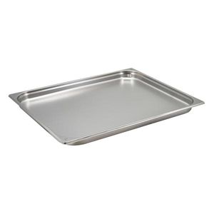 St/St Gastronorm Pan 2/1 - 40mm Deep - GN21-40 - 1