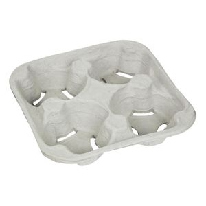 Colpac Recycled Board 4 Cup Carrier (Pack of 250) - CH559