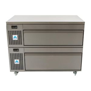 Adande Counter Fridge Freezer Double Drawer VCS2/LT - CU161