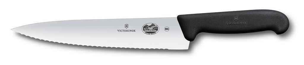 Victorinox Fibrox Chefs Knife Serrated - 25cm Discontinued - 12520-03