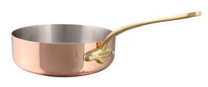 Mauviel Elegance Saute Pan With Handle - Copper S/S 240mm - 34011 - 12021-02