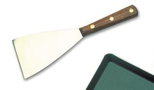 Matfer S/S Triangular Spatula - 100mm - 112714 - 11774-01