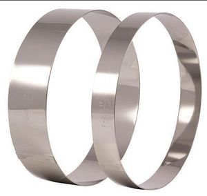 Matfer S/S Mousse Ring - 180X45mm - 371407 - 11595-04