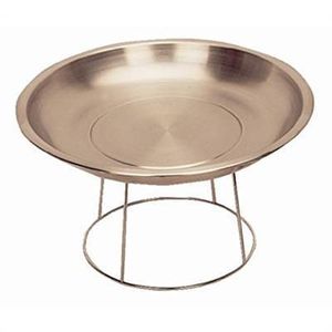 Matfer S/S Seafood Platter - Chromed Tray Stand 190mm - 613302 - 12420-03