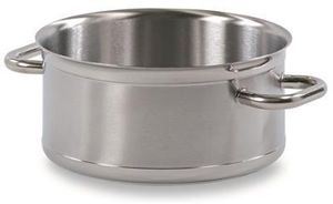 Bourgeat Tradition Casserole No Lid - S/S 360mm / 18.3L Capacity - 683036 - 10223-04