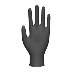 Biotouch Single Use Glove Black Nitrile Powder Free Size Medium (Pack of 100) - FW845-M - 1