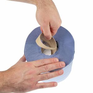 Jantex Centrefeed Blue Rolls 2-Ply 120m (Pack of 6) - DL921 - 8