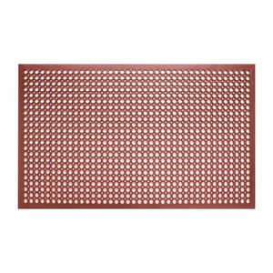 Jantex Rubber Anti Fatigue Mat Red - GF017 - 1