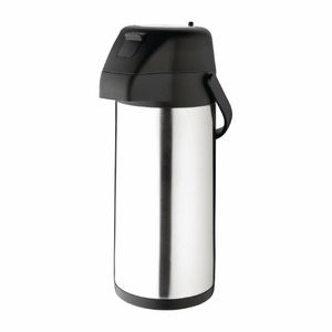 Olympia Stainless Steel Topped Pump Action Airpot 3Ltr - CN641 - 1