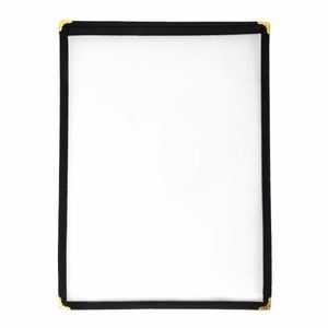 Olympia American Style Menu Cover Black A4 - E292 - 1