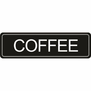Adhesive Airpot Label - Coffee - K703 - 1