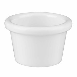 Olympia Kristallon Melamine Plain Ramekins White 63mm (Pack of 12) - T557 - 1