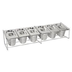 Vogue Wire Gastronorm Pan Stand - CC051 - 3