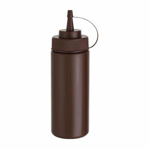 Vogue Brown Squeeze Sauce Bottle 12oz - E625 - 1