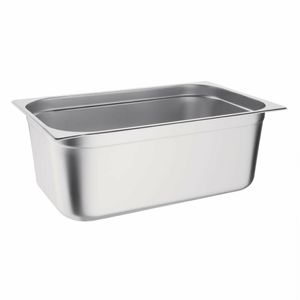 Vogue Stainless Steel 1/1 Gastronorm Pan 200mm - K918 - 1
