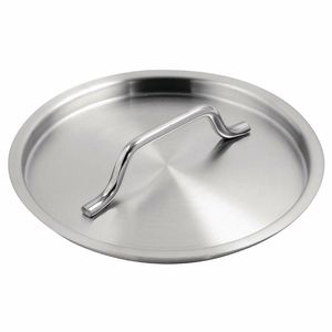 Vogue Stainless Steel Saucepan Lid 140mm - M927 - 1