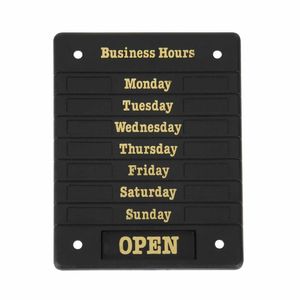 Beaumont Adjustable Opening Hours Display - DL226 - 1