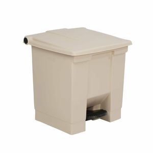 Rubbermaid Step On Pedal Bin Beige 30.5Ltr - L380 - 1