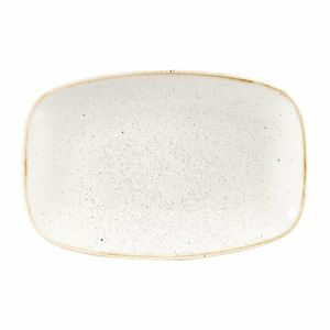 Churchill Stonecast Rectangular Plates Barley White 157 x 237mm - DW325 - 1