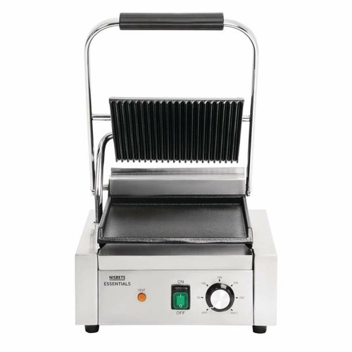 Nisbets Essentials Contact Grill Ribbed Top - DA396 - 3