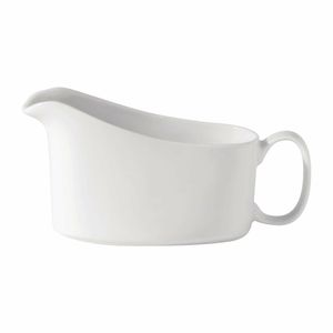 Utopia Titan Sauce Boats White 200ml (Pack of 6) - CW282 - 1
