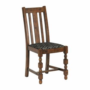 Mayfair Dining Chair with Black Diamond Padded Seat (Pack of 2) - FT409 - 1