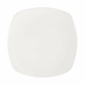Churchill Plain Whiteware X Squared Plates 252mm (Pack of 12) - W889 - 1
