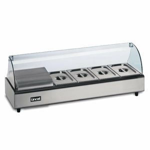 Lincat Seal Food Display Bar 4 x 1/3 GN - 1