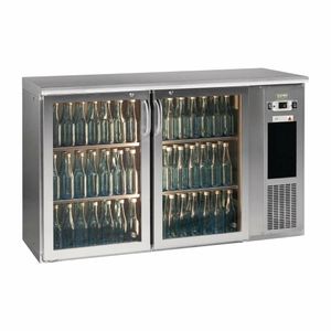 E3 2 x glass door undercounter bottle cooler - FD023 - 1