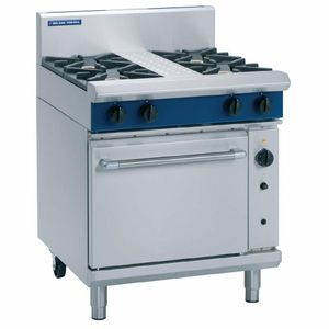Blue Seal Evolution 4 Burner Convection Oven LPG 750mm G54D/L - GK282-P - 1