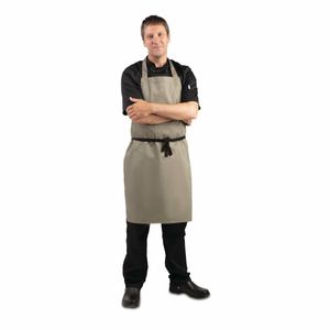 Whites Polycotton Bib Apron Olive - B427 - 3