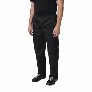 Whites Vegas Chef Trousers Polycotton Black L - A582-L - 1