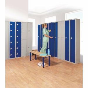 Elite Single Door Manual Combination Locker Locker Blue - W974-CL - 3