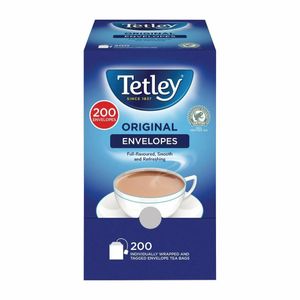 Tetley Black Tea Envelopes (Pack of 200) - DF609 - 1