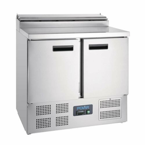 Polar G-Series Pizza Prep Counter Fridge 254Ltr - G604 - 1