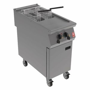 Falcon F900 Twin Pan, Twin Basket Electric Fryer on Castors E9342 - FA511 - 1
